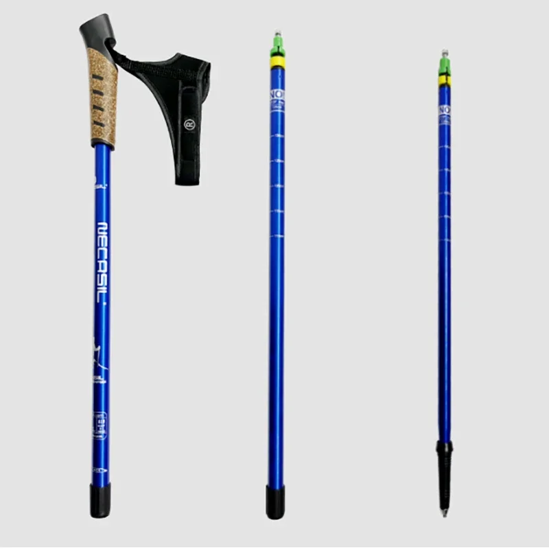 2PCS Nordic Walking Poles Trek Pole Telescopic Alpenstock 7075 Aluminum Alloy Shooting Crutch Senderismo Walking Stick 2PCS Nordic Walking Poles Trek Pole Telescopic Alpenstock 7075 Aluminum Alloy Shooting Crutch Senderismo Walking Stick