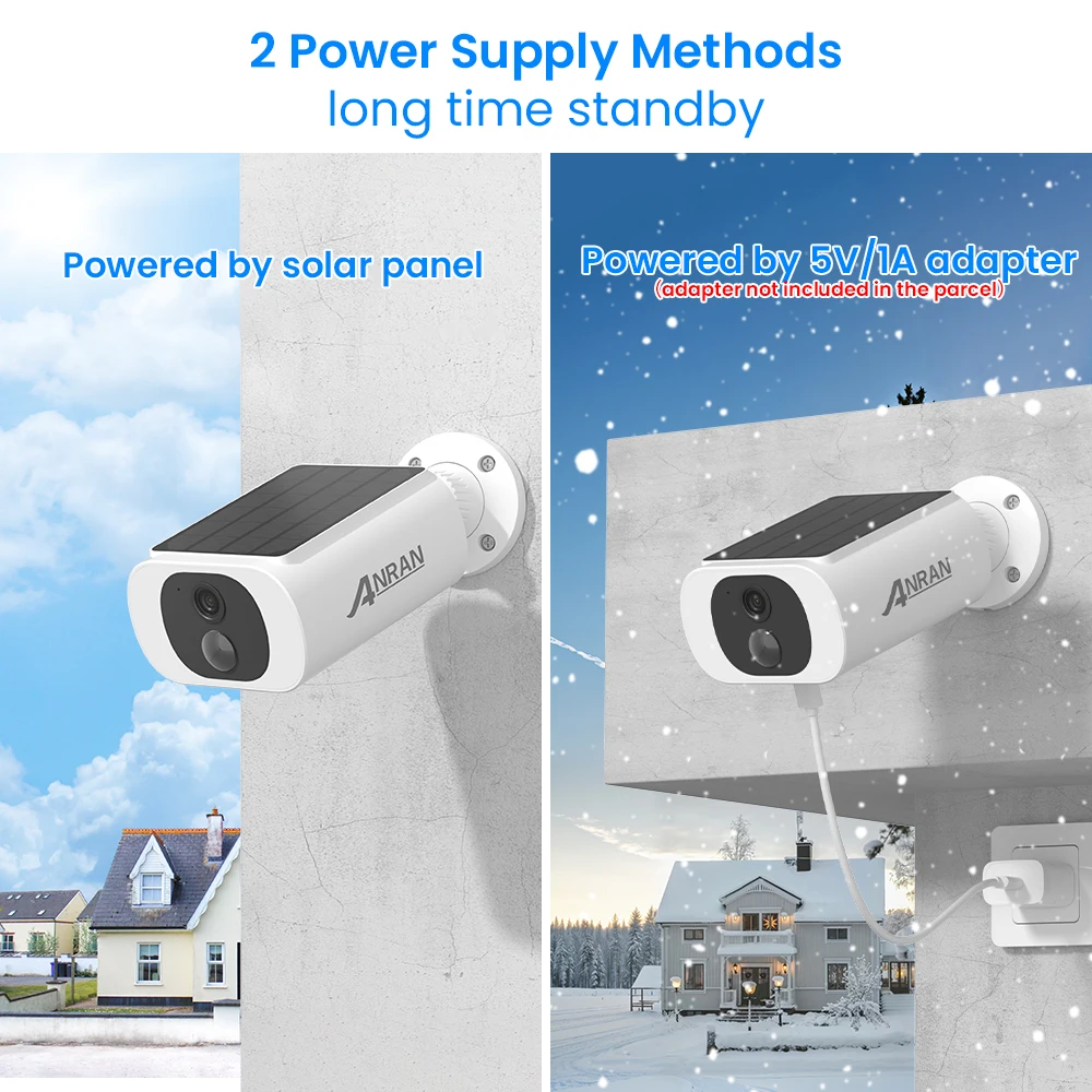 2PCS Outdoor Wireless WIFI Camera 2.4G 3MP Battery Solar Security Camera Floodlight Color Night Vision Local Alarm 2PCS Outdoor Wireless WIFI Camera 2.4G 3MP Battery Solar Security Camera Floodlight Color Night Vision Local Alarm