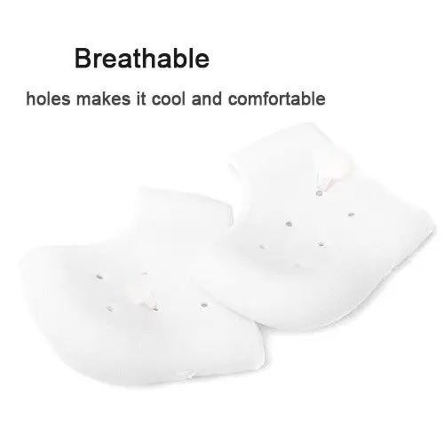 2PCS Protective Silicone Plantar Fasciitis Heel Spur Ankle Gel Support Pain Relief Moisturizing Gel Heel Inserts