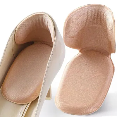 2pcs Shoe Heel Insoles Foot Heel Pad Sports Shoes Adjustable Antiwear Feet Inserts Insoles Heel Protector Sticker