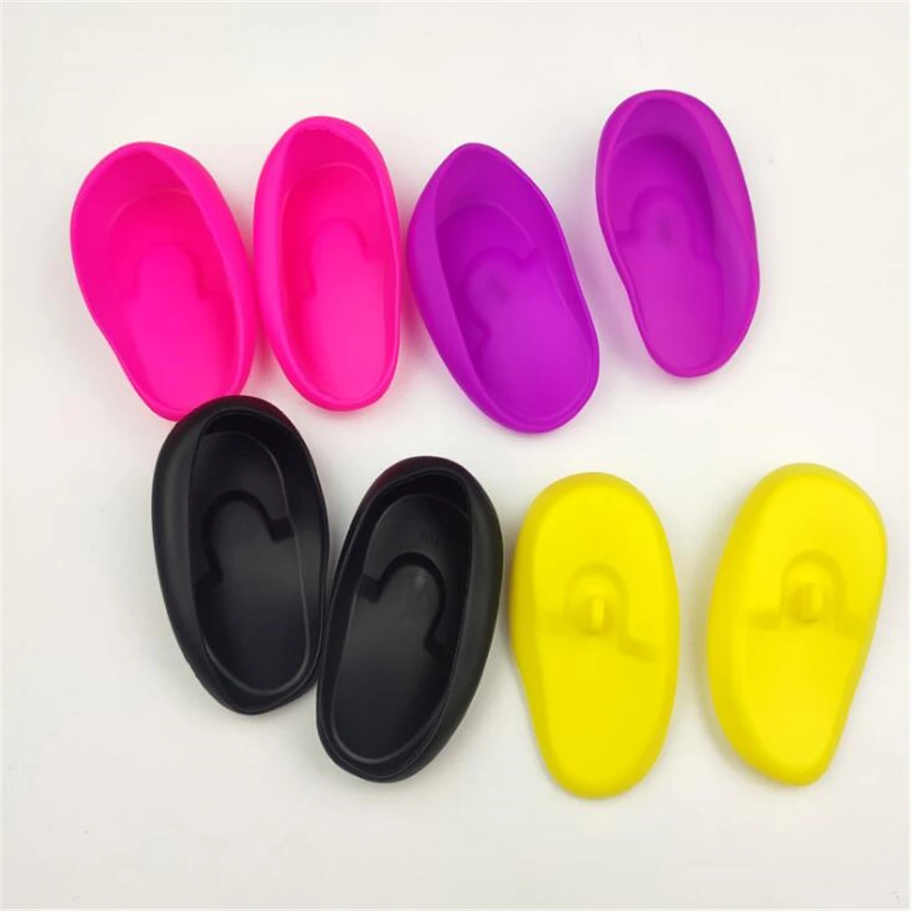 2pcs Silicone Ear Cover Hair Coloring Dyeing Ear Protector Waterproof Shower Ear Shield Earmuffs Caps Salon Styling 2pcs Silicone Ear Cover Hair Coloring Dyeing Ear Protector Waterproof Shower Ear Shield Earmuffs Caps Salon Styling