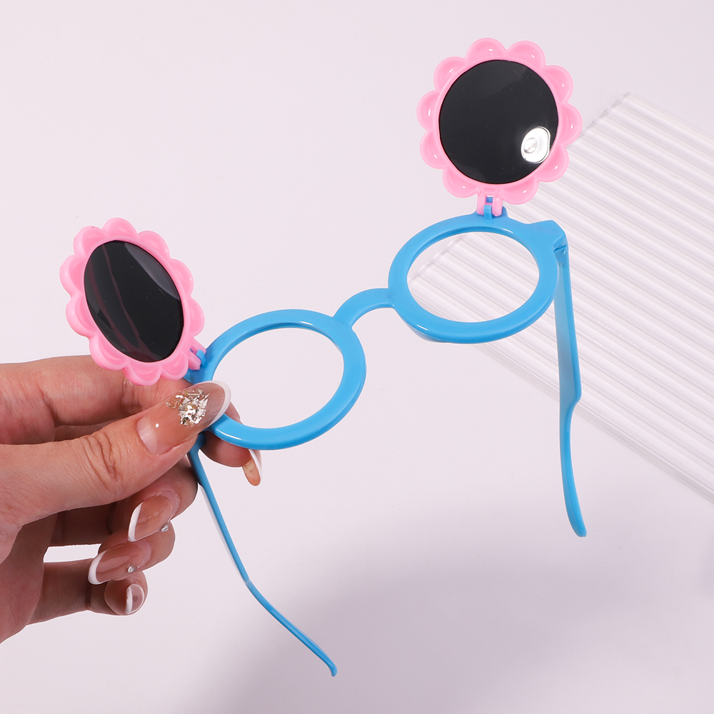 2Pcs Vintage Kids Summer Bows Headband Round Sunglasses Children Sun Glasses Protection Glasses Baby Hair Accessories
