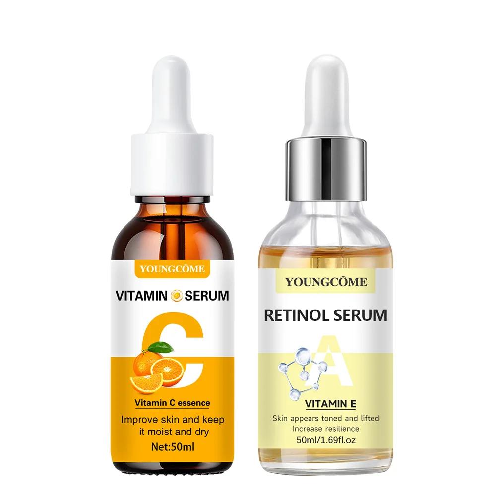 2pcs Vitamin C and retinol fortified serum rich in VC,keep skin hydrated and smooth,smooth fine lines and 2pcs Vitamin C and retinol fortified serum rich in VC,keep skin hydrated and smooth,smooth fine lines and
