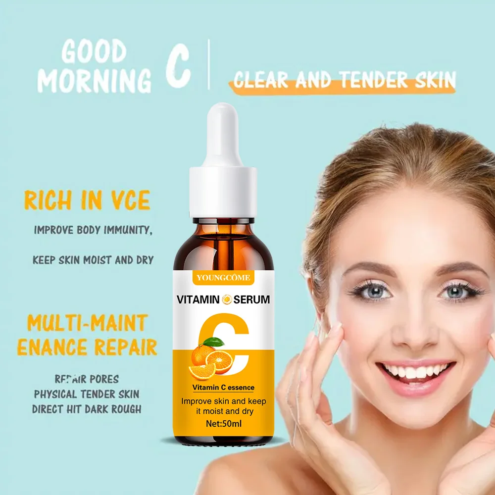 2pcs Vitamin C and retinol fortified serum rich in VC,keep skin hydrated and smooth,smooth fine lines and