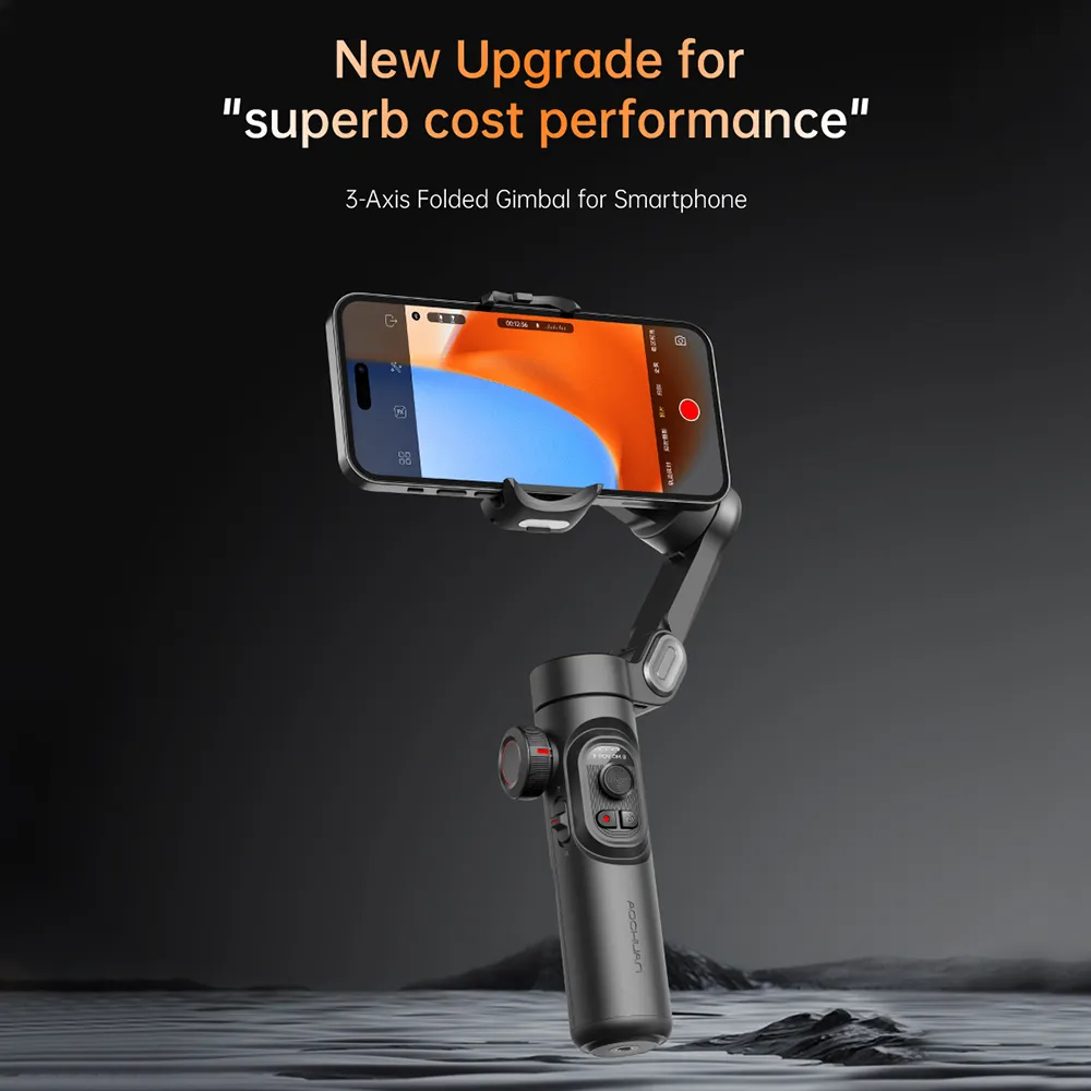 3-Axis Handheld Gimbal Stabilizer for Smartphone with Fill Light for iPhone Android Face Tracking Tiktok Vlog Smart XE 3-Axis Handheld Gimbal Stabilizer for Smartphone with Fill Light for iPhone Android Face Tracking Tiktok Vlog Smart XE