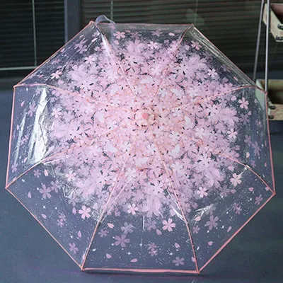 3 Fold Umbrella Cherry Blossom Design 3 Fold Umbrella Cherry Blossom Design