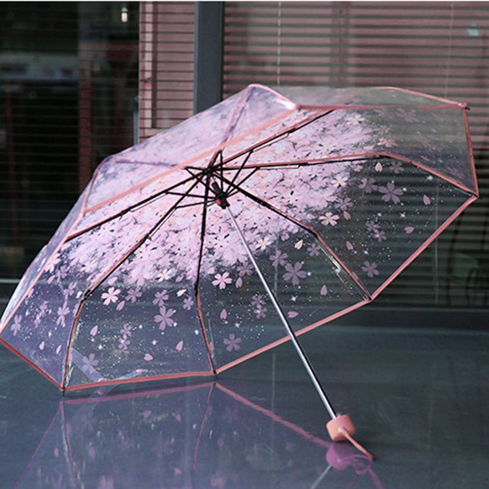 3 Fold Umbrella Cherry Blossom Design 3 Fold Umbrella Cherry Blossom Design