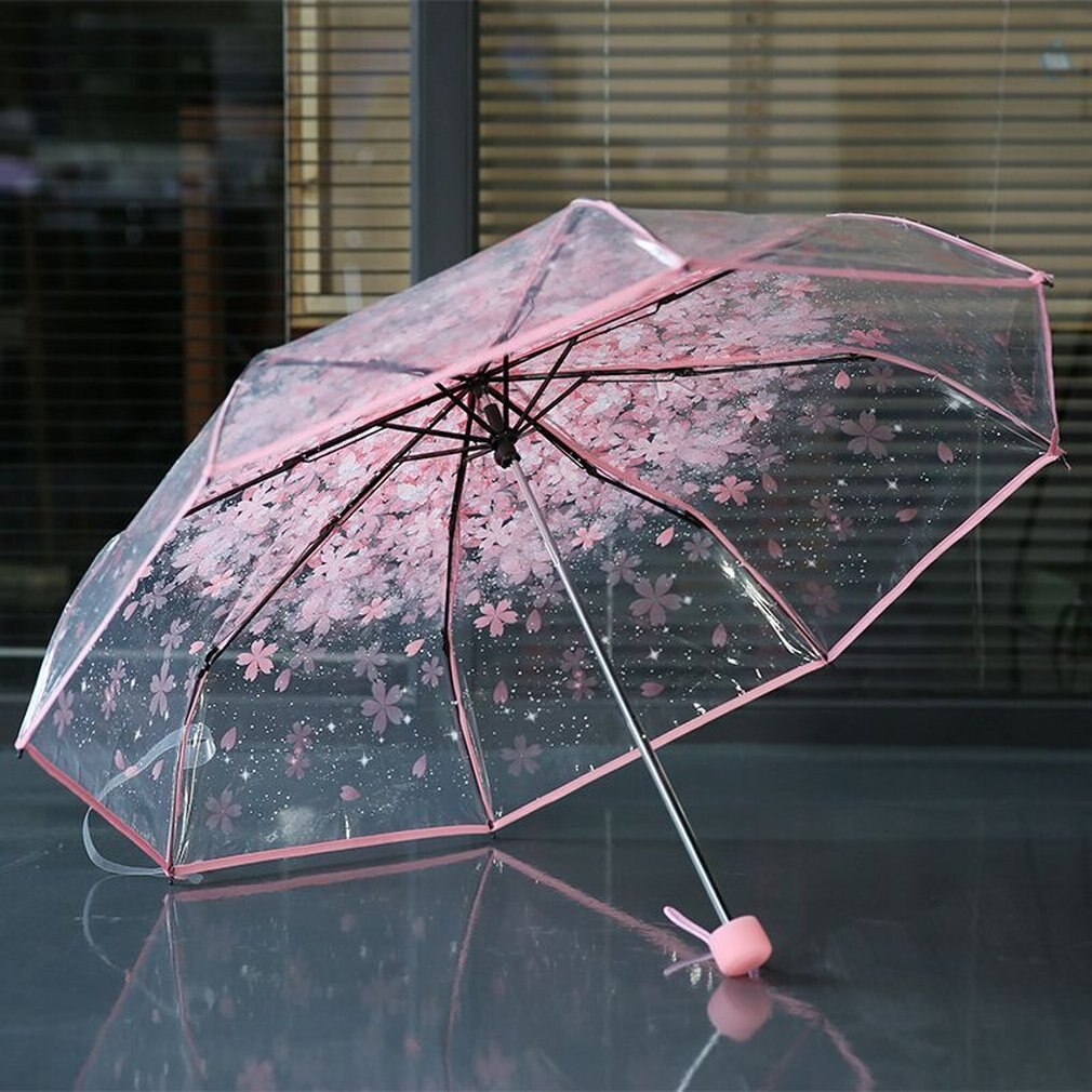 3 Fold Umbrella Cherry Blossom Design 3 Fold Umbrella Cherry Blossom Design
