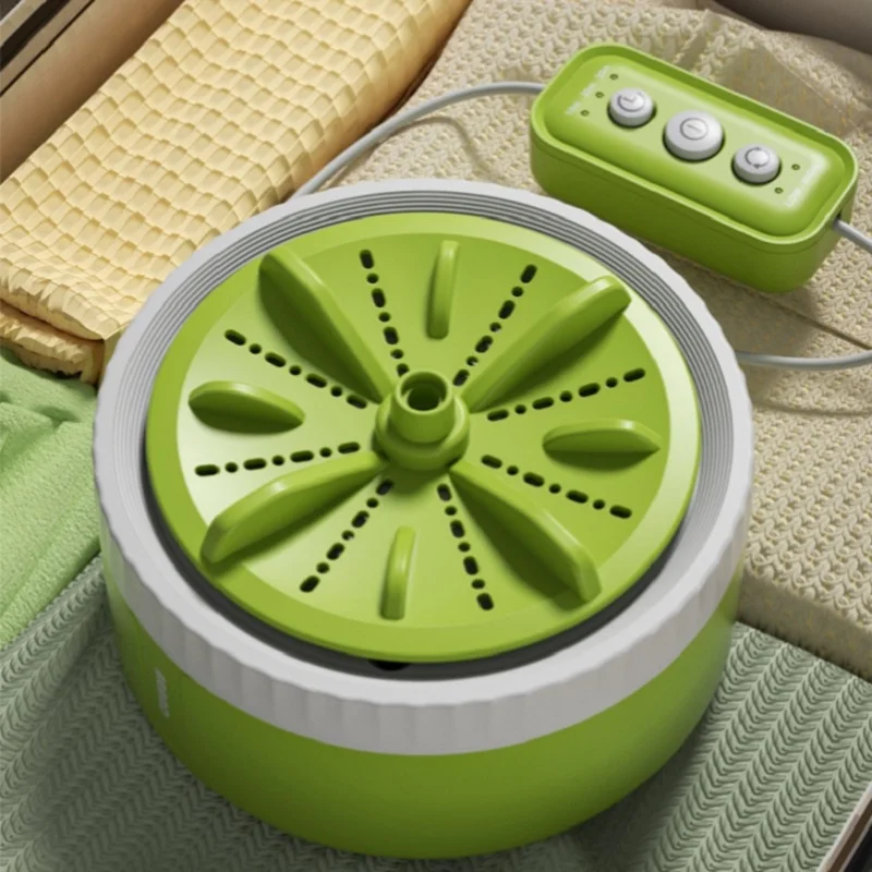 3 Gear Timing Mini Washing Machine Portable Rotating Turbine Washing Machine Underwear Socks Baby's Clothes Washing
