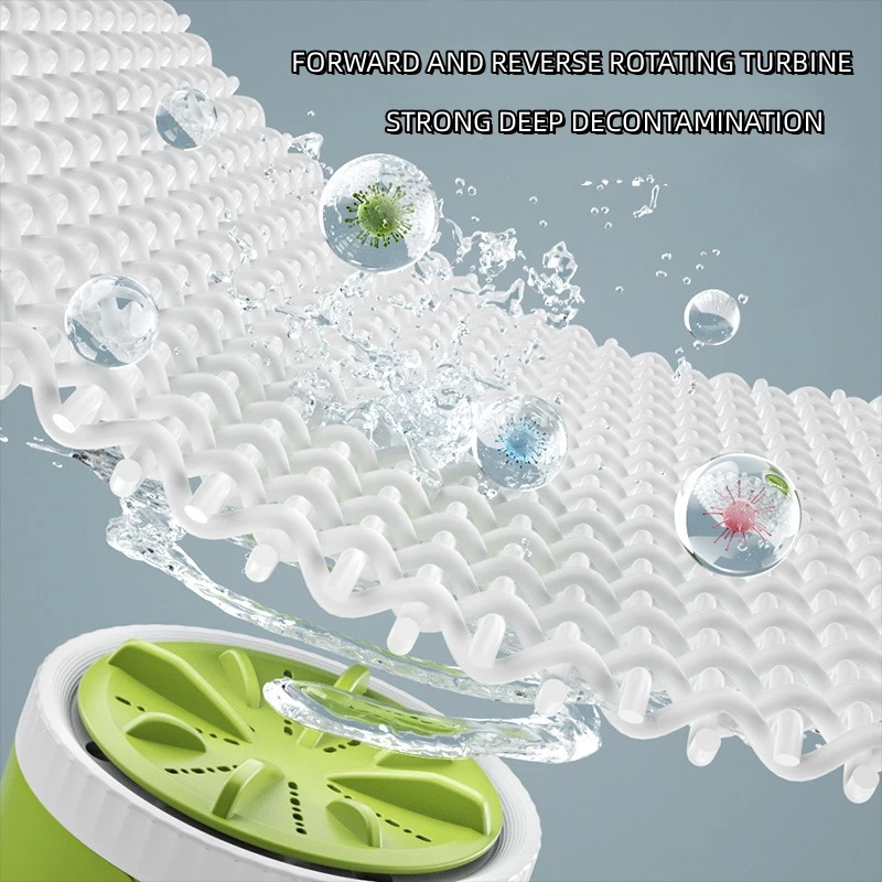 3 Gear Timing Mini Washing Machine Portable Rotating Turbine Washing Machine Underwear Socks Baby's Clothes Washing