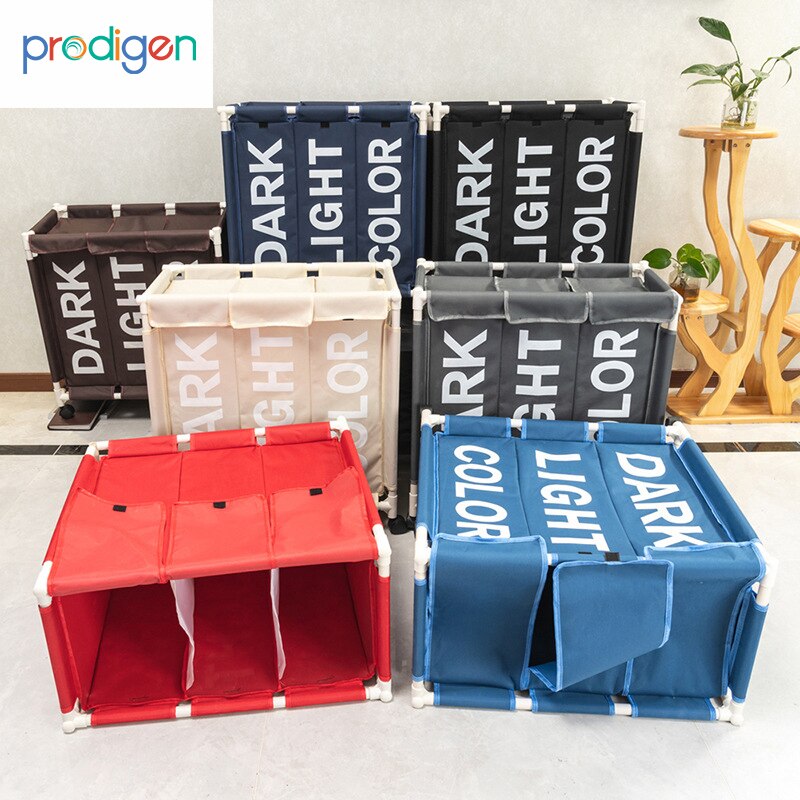 3 Grids Rolling Laundry Basket 3 Grids Rolling Laundry Basket