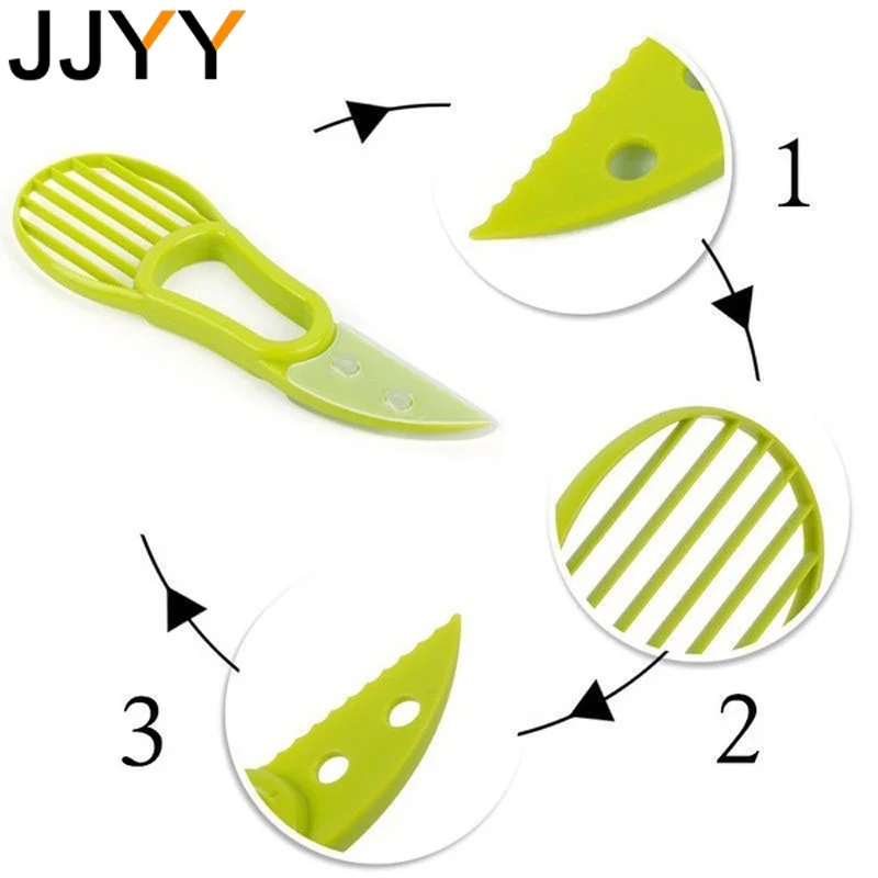 3 in 1 Avocado Cutter Shea Corer Butter Fruit Peeler Cutter Pulp Separator Plastic Knife Kitchen Vegetable Tools 3 in 1 Avocado Cutter Shea Corer Butter Fruit Peeler Cutter Pulp Separator Plastic Knife Kitchen Vegetable Tools