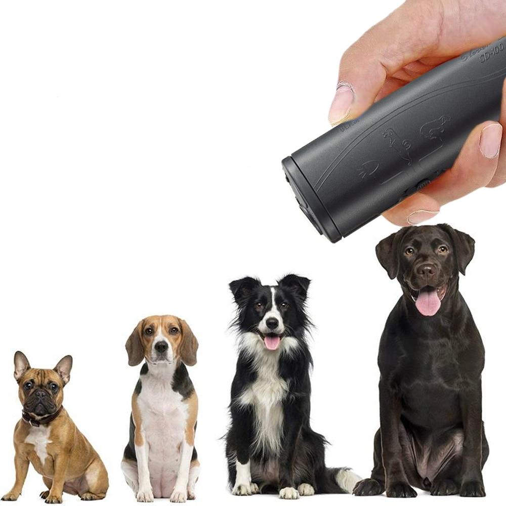 3 in 1 Dog Repeller Device LED Ultrasonic Dog Training Repellents Anti Barking Device with Flash Light Outdoor Portable 3 in 1 Dog Repeller Device LED Ultrasonic Dog Training Repellents Anti Barking Device with Flash Light Outdoor Portable