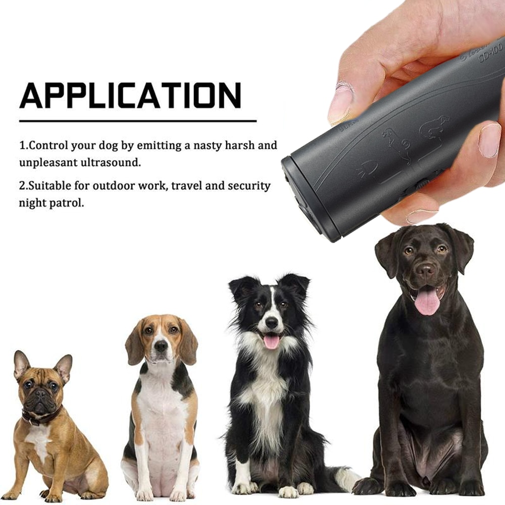 3 in 1 Dog Repeller Device LED Ultrasonic Dog Training Repellents Anti Barking Device with Flash Light Outdoor Portable 3 in 1 Dog Repeller Device LED Ultrasonic Dog Training Repellents Anti Barking Device with Flash Light Outdoor Portable