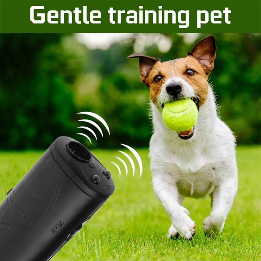 3 in 1 Dog Repeller Device LED Ultrasonic Dog Training Repellents Anti Barking Device with Flash Light Outdoor Portable 3 in 1 Dog Repeller Device LED Ultrasonic Dog Training Repellents Anti Barking Device with Flash Light Outdoor Portable