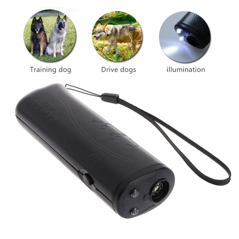 3 in 1 Dog Repeller Device LED Ultrasonic Dog Training Repellents Anti Barking Device with Flash Light Outdoor Portable 3 in 1 Dog Repeller Device LED Ultrasonic Dog Training Repellents Anti Barking Device with Flash Light Outdoor Portable