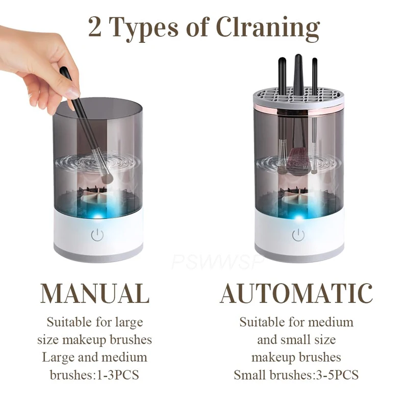 3 in 1 Electric Make up Brush Cleaner