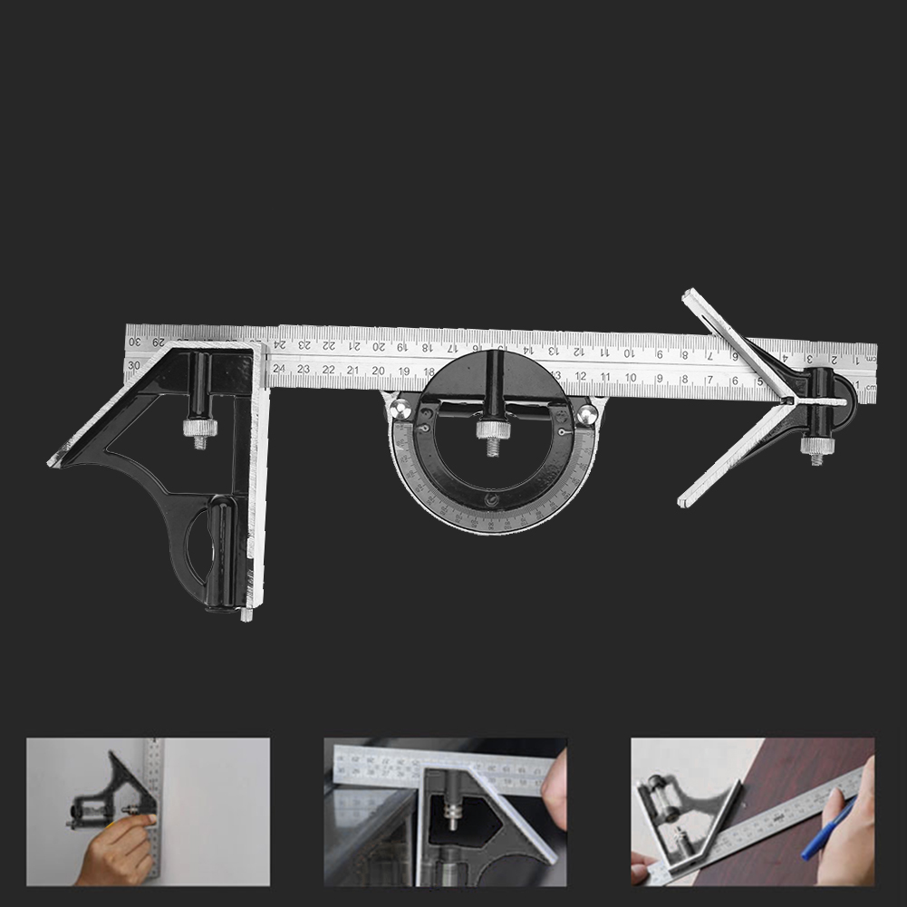 3-In-1 Multi Combination Adjustable Ruler 3-In-1 Multi Combination Adjustable Ruler