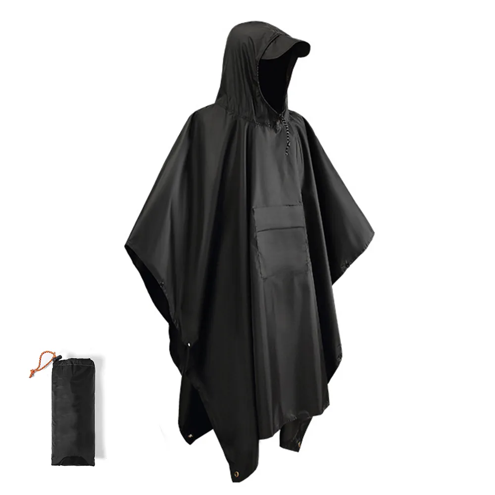 3 In 1 Outdoor Military Waterproof Raincoat Motorcycle Rain Poncho