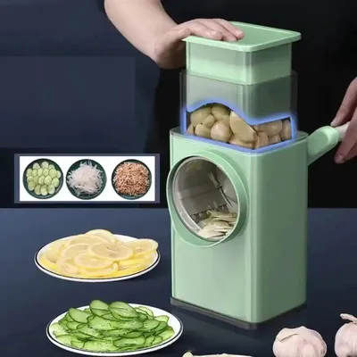 3 In 1 Set Manual Vegetable Slicer Roller Multifunction Veget Cutter Food Graters Chopper Shredders Kitchen Accessories