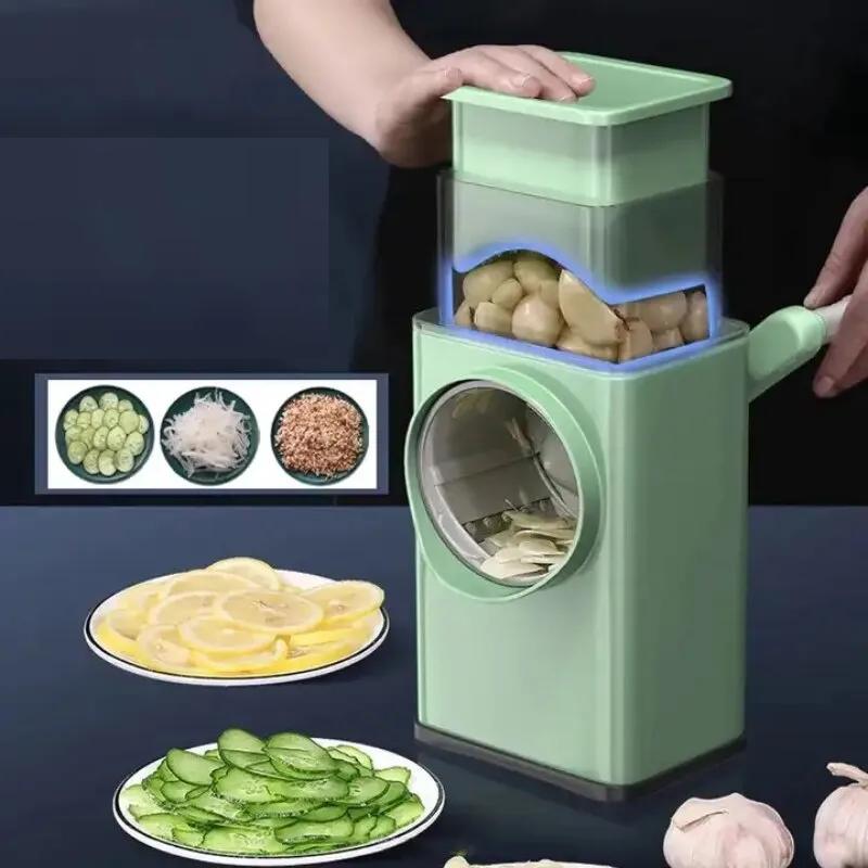 3 In 1 Set Manual Vegetable Slicer Roller Multifunction Veget Cutter Food Graters Chopper Shredders Kitchen Accessories 3 In 1 Set Manual Vegetable Slicer Roller Multifunction Veget Cutter Food Graters Chopper Shredders Kitchen Accessories