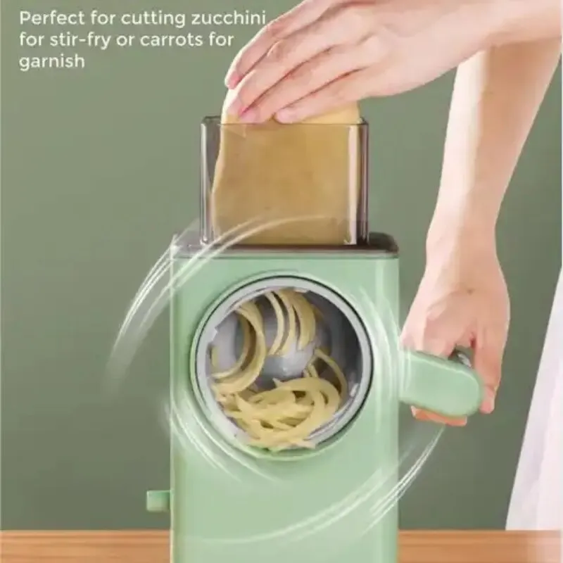 3 In 1 Set Manual Vegetable Slicer Roller Multifunction Veget Cutter Food Graters Chopper Shredders Kitchen Accessories