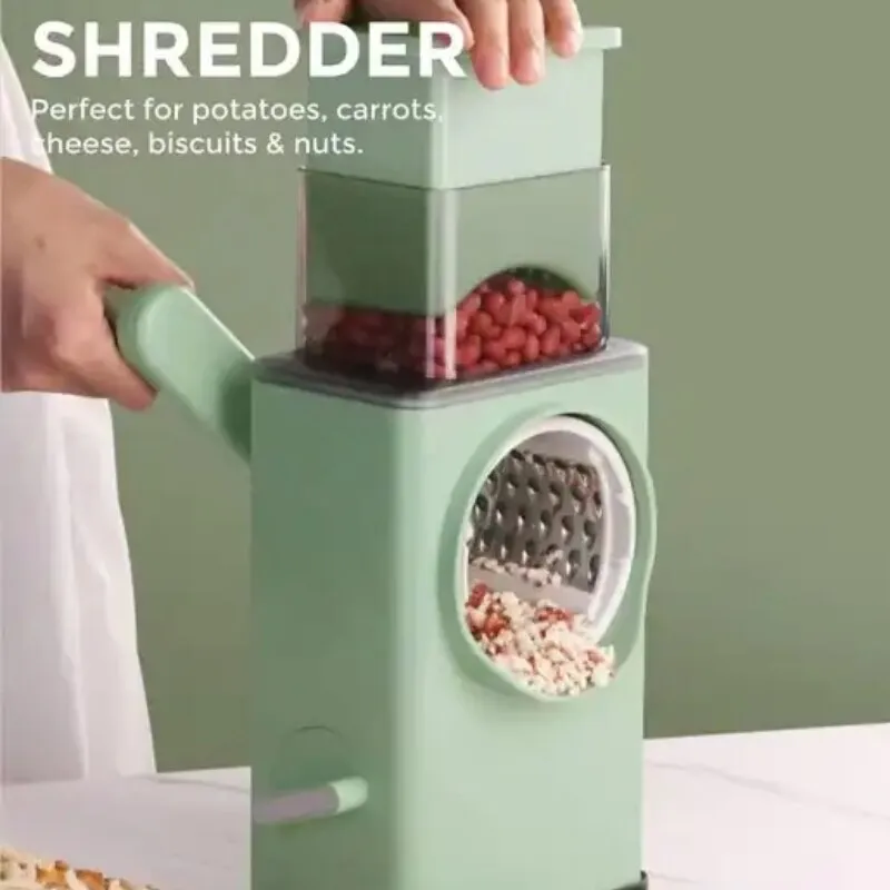 3 In 1 Set Manual Vegetable Slicer Roller Multifunction Veget Cutter Food Graters Chopper Shredders Kitchen Accessories
