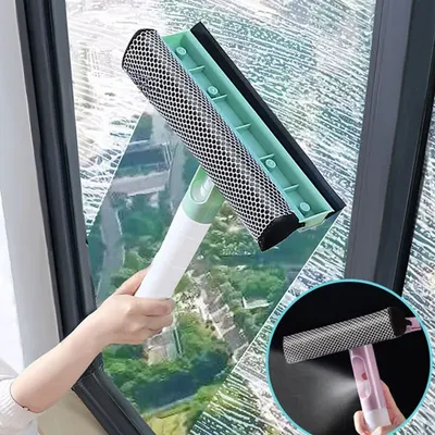 3 in 1 Spray Scrape Wipe Window Squeegee Glass Cleaner Window Wiper Scraper Cleaning Shower Squeegee for Household 3 in 1 Spray Scrape Wipe Window Squeegee Glass Cleaner Window Wiper Scraper Cleaning Shower Squeegee for Household