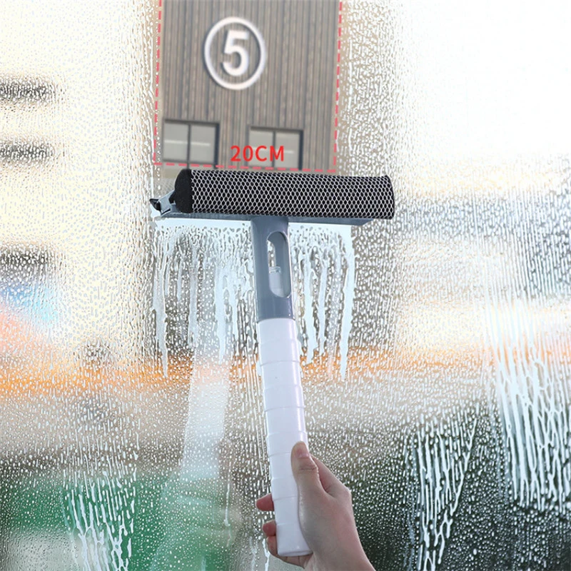 3 in 1 Spray Scrape Wipe Window Squeegee Glass Cleaner Window Wiper Scraper Cleaning Shower Squeegee for Household 3 in 1 Spray Scrape Wipe Window Squeegee Glass Cleaner Window Wiper Scraper Cleaning Shower Squeegee for Household