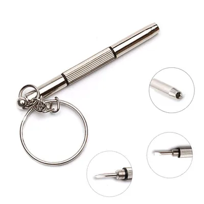 3 in 1 Stainless Eyeglass Screwdriver Set