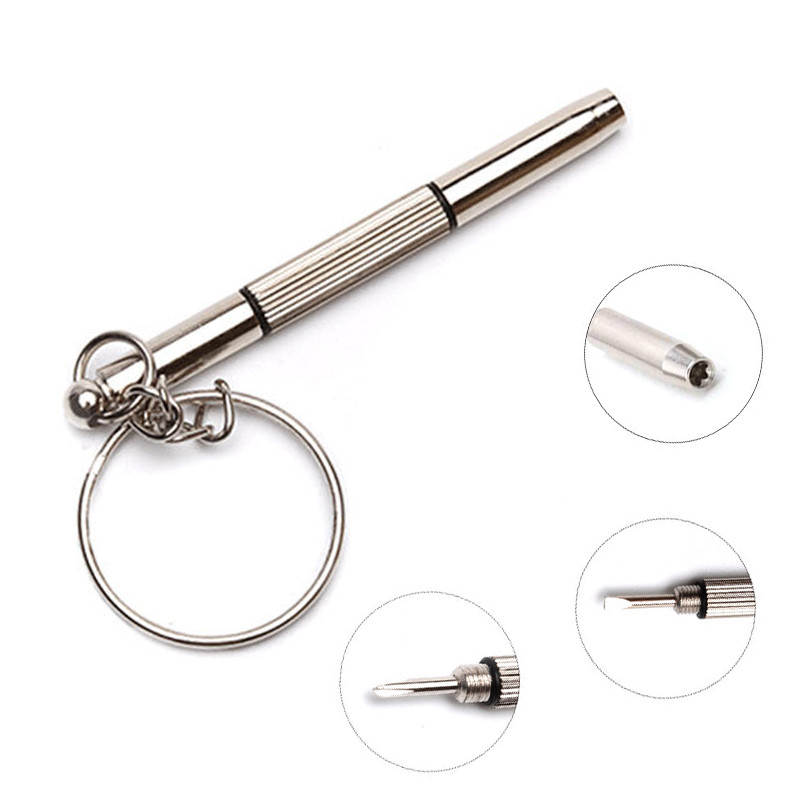 3 in 1 Stainless Eyeglass Screwdriver Set