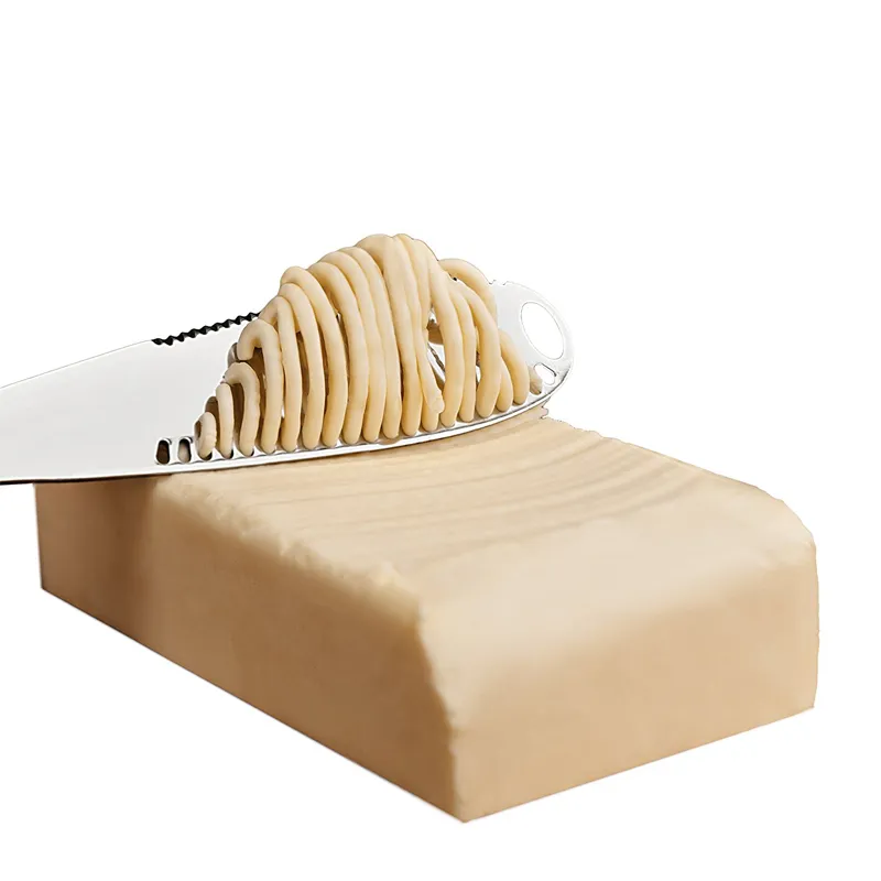 3 in 1 Stainless Steel Butter Knife Cheese Dessert Jam Spreaders Cream Scraper Bread Splitter Butter Spreader 3 in 1 Stainless Steel Butter Knife Cheese Dessert Jam Spreaders Cream Scraper Bread Splitter Butter Spreader
