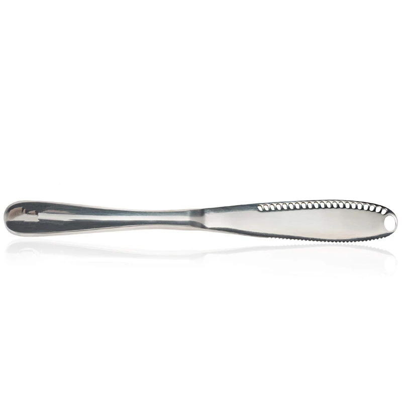 3 in 1 Stainless Steel Butter Knife Cheese Dessert Jam Spreaders Cream Scraper Bread Splitter Butter Spreader 3 in 1 Stainless Steel Butter Knife Cheese Dessert Jam Spreaders Cream Scraper Bread Splitter Butter Spreader