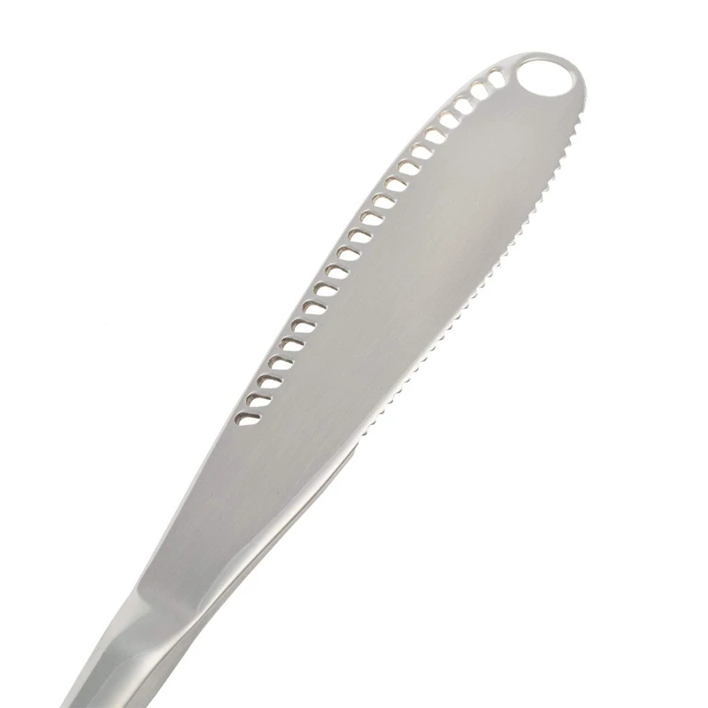 3 in 1 Stainless Steel Butter Knife Cheese Dessert Jam Spreaders Cream Scraper Bread Splitter Butter Spreader 3 in 1 Stainless Steel Butter Knife Cheese Dessert Jam Spreaders Cream Scraper Bread Splitter Butter Spreader