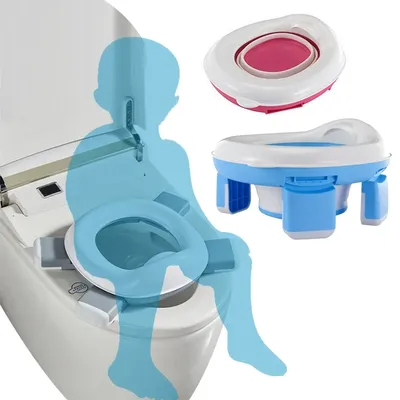 3 in 1 Travel Toilet Seat Foldable Children Potty with Bags Baby Pot Portable Silicone Baby Potty Training Toilet Seat 3 in 1 Travel Toilet Seat Foldable Children Potty with Bags Baby Pot Portable Silicone Baby Potty Training Toilet Seat