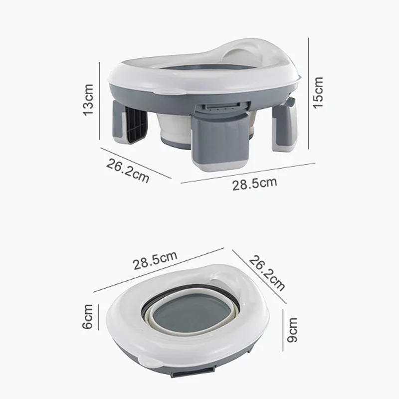 3 in 1 Travel Toilet Seat Foldable Children Potty with Bags Baby Pot Portable Silicone Baby Potty Training Toilet Seat 3 in 1 Travel Toilet Seat Foldable Children Potty with Bags Baby Pot Portable Silicone Baby Potty Training Toilet Seat