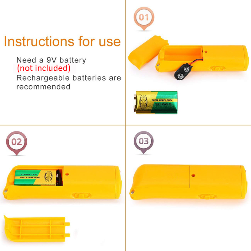 3 in 1 Ultrasonic Dog Repeller 3 in 1 Ultrasonic Dog Repeller