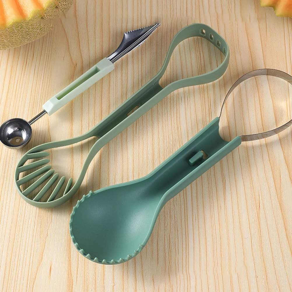 3 In 1 Watermelon Slicer Cutter Scoop Fruit Carving Knife Fruit Platter Multifunctional Fruit Dig Pulp Separator 3 In 1 Watermelon Slicer Cutter Scoop Fruit Carving Knife Fruit Platter Multifunctional Fruit Dig Pulp Separator