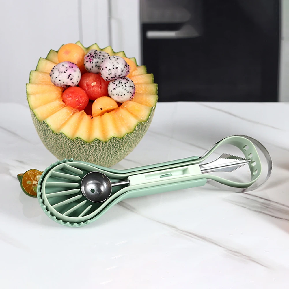 3 In 1 Watermelon Slicer Cutter Scoop Fruit Carving Knife Fruit Platter Multifunctional Fruit Dig Pulp Separator 3 In 1 Watermelon Slicer Cutter Scoop Fruit Carving Knife Fruit Platter Multifunctional Fruit Dig Pulp Separator