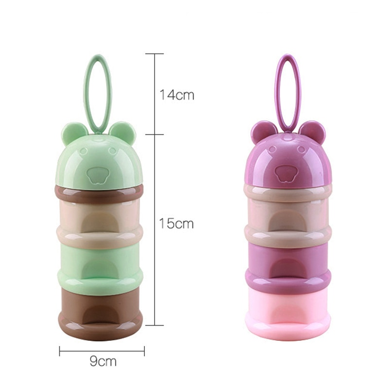 3-layer Baby Formula Dispenser Milk Container 3-layer Baby Formula Dispenser Milk Container