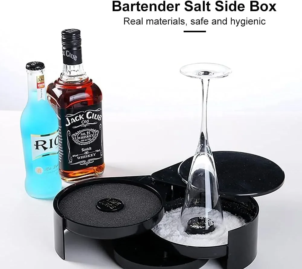 3-Layer Bar Glass Rimmed Cup Plastic Multi-functional Multi-layer Juice Cocktail Flavor Box Party Bartender Decoration 3-Layer Bar Glass Rimmed Cup Plastic Multi-functional Multi-layer Juice Cocktail Flavor Box Party Bartender Decoration