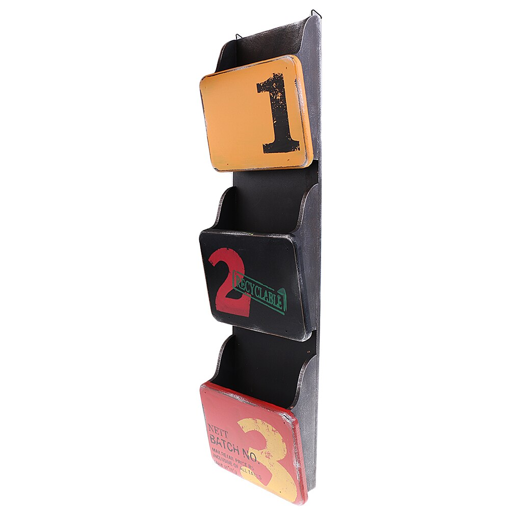 3 Layer Wood Wall Mail Organizer 3 Layer Wood Wall Mail Organizer