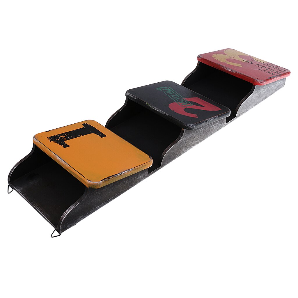 3 Layer Wood Wall Mail Organizer 3 Layer Wood Wall Mail Organizer