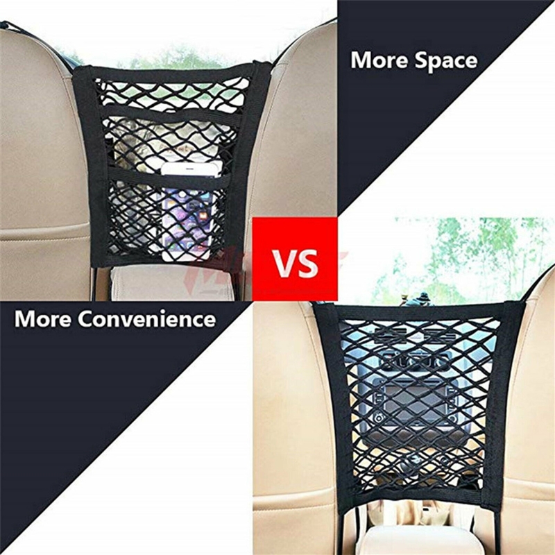 3 Layers Organizer Netting Bag for Car 3 Layers Organizer Netting Bag for Car