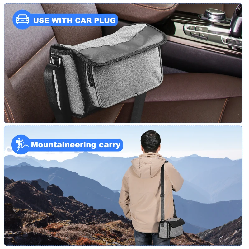 3 Liter/min Portable Oxygen Concentrator Household Small Battery Oxygen Bar O2 Inhaler Machine Car Charger Pulse Flow O2