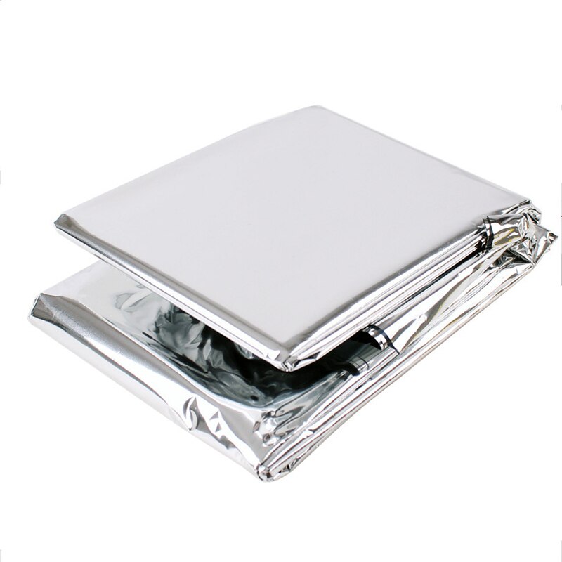 3 pack of Outdoor Emergency Thermal Blanket Camping Hiking Aluminum Rescue Curtain Military Blanket SOS Aid Life Saving