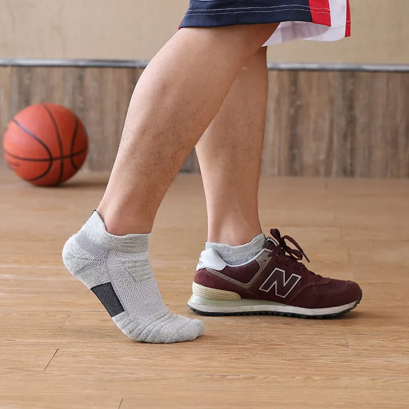 3 Pairs Unisex Anti-slip Football Socks Cotton Sock Short Long Tube Soccer Basketball Sport Socks Breathable Deodorous