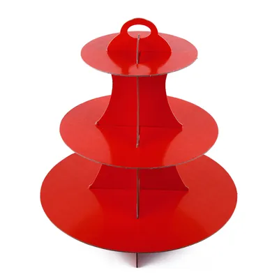 3 Tier Cardboard Cupcake Stand