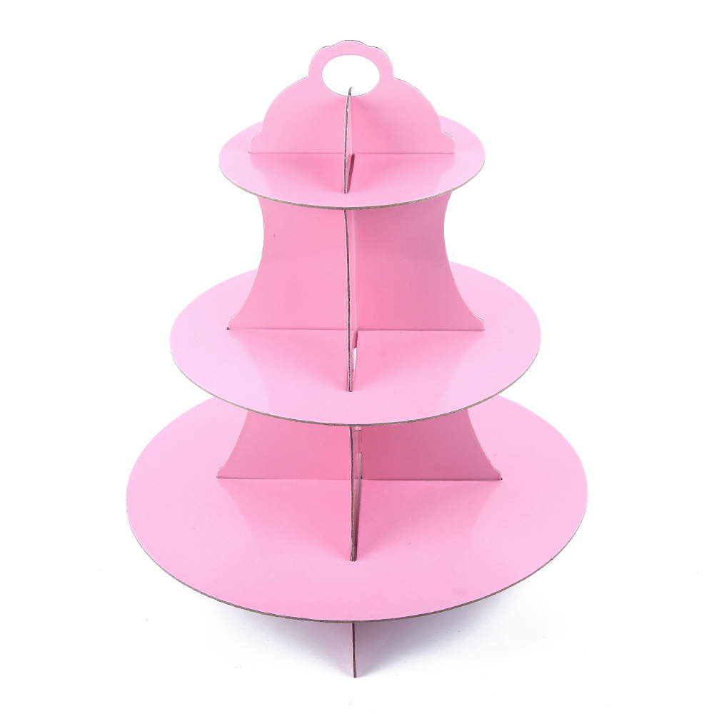 3 Tier Cardboard Cupcake Stand