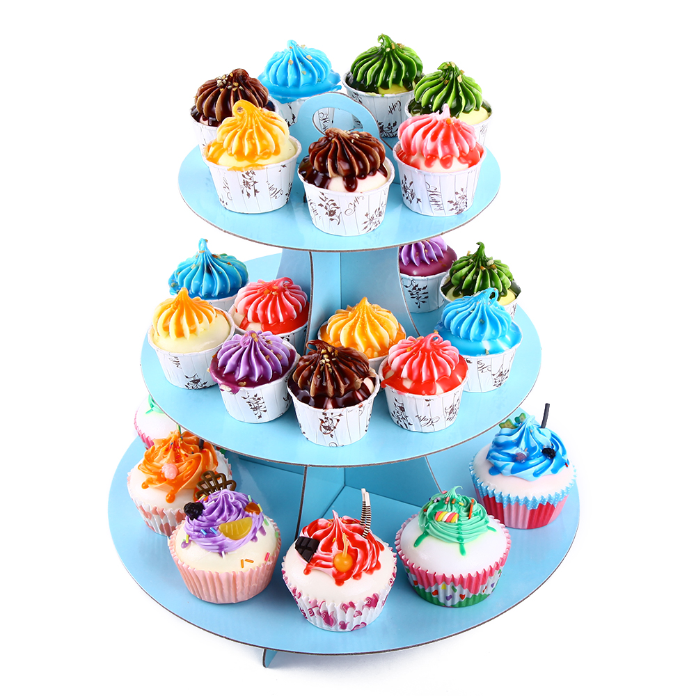 3 Tier Cardboard Cupcake Stand